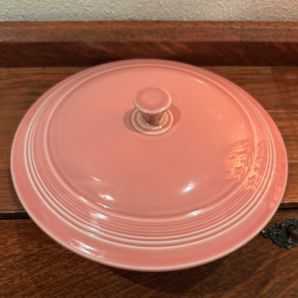 VTG Fiestaware  Homer Laughlin Lid Only for Casserole Bowl 2 QT Dish